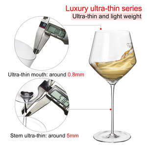 Samyo Wholesale Hand Blown <strong>Crystal</strong> Ultra Thin Drinking Champagne Flute <strong>Glasses</strong> White Red Wine Goblet <strong>Glass</strong> <strong>Set</strong> for Hotel Party - Product Image 3