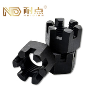 Écrou de sécurité hexagonal galvanisé anti-desserrage à verrouillage stable GB58 Classe 10.9 et 12.9 pour fixation de moyeu de roue de remorque