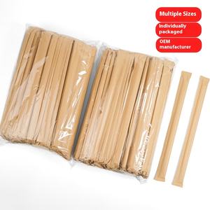 Palillos de <span class=keywords><strong>madera</strong></span> desechables de alta calidad con logotipo personalizado, palillos <span class=keywords><strong>redondos</strong></span> reutilizables de Boutique - Product Image 3