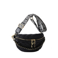 Ceinture de taille pour femmes Fanny Packs Chest Purse Leather Quilted Sling Bag Riley Sling Bags With Guitar Strap