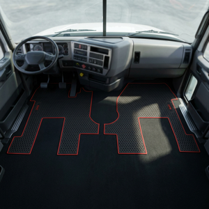 <span class=keywords><strong>Tapis</strong></span> en caoutchouc robustes LPR pour camions semi-remorques Mack CXU CHU Pinnacle GU Granite Titan 2008-2017 Classe 8 – Accessoires de revêtement de sol - Product Image 3