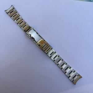 Cinturino Bracciale Glidelock Oyster da 21mm 20mm con Chiusura Deployante per Rolex Oyster Submariner Daytona Black White Water <span class=keywords><strong>Ghost</strong></span> - Product Image 2