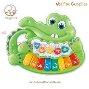 Juguete Musical Educativo para Bebés, <span class=keywords><strong>Piano</strong></span> Electrónico con Diseño de Panda de Dibujos Animados, Set de Juego para Bebés - Product Image 3