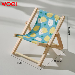 WOQI Multifunction <strong>Wood</strong> Desktop Stand Mini Desktop Foldable Beach Chair Phone Holder <strong>for</strong> <strong>Home</strong> <strong>Decoration</strong> - Product Image 4