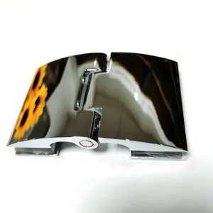 Curved Shower Hinge Brass Material Glass Shower Hinge ODM Custom Glass Hinge For Shower Door