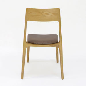 Hot Selling Vintage Wooden Customized Coffee Shop Hotel Furniture Fabric Upholstery Solid Wooden Dining Chair for <b>Restaurant</b> - Product Image 6