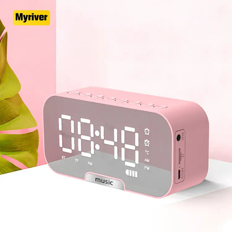 Myriver डिजिटल घड़ी कीमत अलार्म घड़ियों आउटलेट और रेडियो के साथ दीवार पर लटका दिया जा सकता या पर रखा टेबल