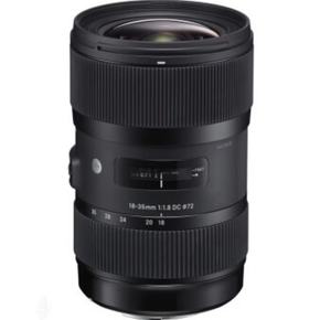 Used Sigmas 18-35mm F1.8 DC HSM Art Lens for Canons EF-<b>S</b> Mount, APS-C, Constant F1.8 Large Aperture Zoom Lens for Video Portrait - Product Image 2