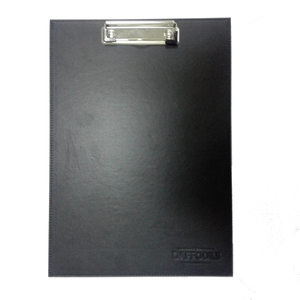 Portapapeles A4 Personalizado con Cubierta de Cuero PU Negro, Diseño OEM - Product Image 1
