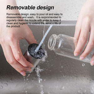 Hot Seller High Quality 130ml <strong>Cooking</strong> Olive <strong>Oil</strong> <strong>Spray</strong> Airless High Borosilicate Glass Bottle 304 Stainless Steel for <strong>Oil</strong> Sprayer - Product Image 6