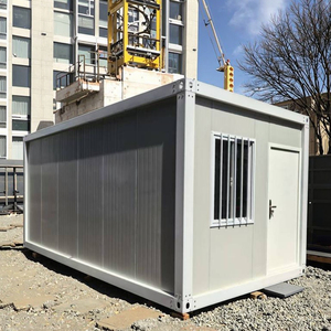 Toit imperméable et durable, conception de petite maison préfabriquée à <span class=keywords><strong>double</strong></span> couche pour hôtel, bureau, utilisation de maisons préfabriquées - Product Image 1