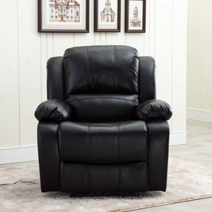 Sillón Reclinable de Cuero Ecológico Personalizado con Masaje de 8 Puntos, Sofá Reclinable Eléctrico, Sofá Reclinable - Product Image 3