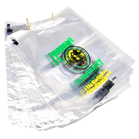 Wicket Grande Boulangerie Pain Gâteau Cookie Sacs en nylon Emballage alimentaire en plastique Emballage de collations gratuites Joint à chaud Transparent LDPE 9 couleurs