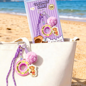 Kosy Mosy Teddy Island 12g Balsamo Aromaterapico Portachiavi Orsetto Carino Profumo Solido Portatile per Donna Ingrosso Fragranza Magnolia - Product Image 5