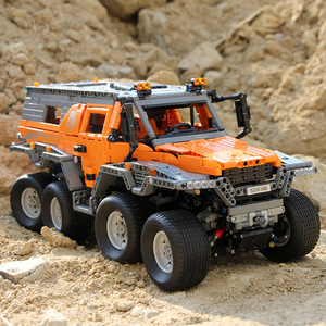 Mould King 13088s 1/8 <span class=keywords><strong>Voiture</strong></span> de jouet Conqueror sibérien, modèle de <span class=keywords><strong>voiture</strong></span> télécommandée 2,4 GHz, blocs de construction avec lumière LED - Product Image 2