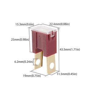 Ô Tô Xe Tải Van Cầu Chì Vuông Dài Chân Nam Cầu Chì 32V 20A 30A 40A 50A 60A 70A 80A 90A 100A 120A - Product Image 2