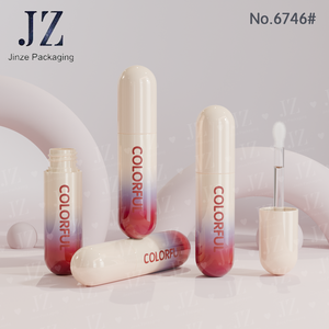 <span class=keywords><strong>Tube</strong></span> à gloss transparent en <span class=keywords><strong>plastique</strong></span> Jinze AS, 6 ml, <span class=keywords><strong>bouchon</strong></span> rond avec applicateur épais, emballage pour gloss à lèvres - Product Image 3