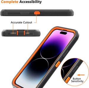 Étui Defender Pro étuis de téléphone portable <span class=keywords><strong>pour</strong></span> <span class=keywords><strong>iPhone</strong></span> 17 16 15 14 13 12 11 Pro Max XR XS 8P 7P 6P Clip de <span class=keywords><strong>ceinture</strong></span> robuste housse antichoc - Product Image 6
