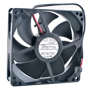 09225SA-24Q-AA 92mm fan 92x92x25mm DC24V 0.34A 3900rpm çift bilyalı rulman eksenel akış fanı frekans dönüştürücü için soğutma fanı