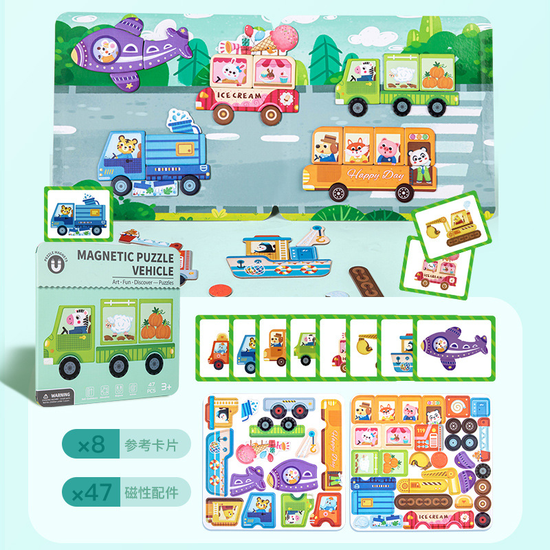 Magnetic spelling-transportation