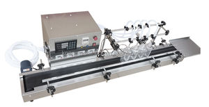 小型卓上液体ボトル充填機 130cmコンベア付き 500ml容量飲料油バイアルバッグ包装機 - Product Image 5