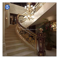 Couleurs et tailles personnalisées modernes personnalisables-main courante d'escalier en laiton coins de poussière d'escalier en laiton tringles d'escalier de tapis en laiton