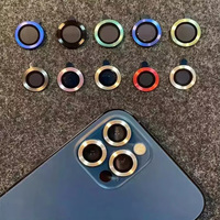 Film protecteur d'objectif d'appareil photo pour iPhone 16 14 13 12 11 15Pro Max, protection intégrale en verre trempé pour objectif d'appareil photo