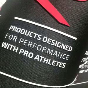 Wholesale 3D Raised Effect logo 3d Rubber Heat Transfer Silicone Label Transfer 3d Clothing Silicone Label - Product Image 3
