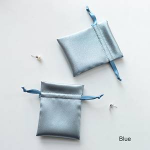 Custom LOGO Small Storage Pouch Jewelry Packaging <b>Bag</b> <b>Mini</b> Satin Drawstring for Dust Pouch - Product Image 4