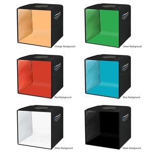 Prix Usine Populaire Mini Studio Photo PULUZ 30cm en Plastique Portable Pliable avec Tente de Prise de Vue et Boîte à Lumière LED pour Photographie - Product Image 3