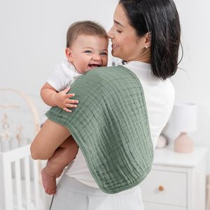 100% Cotton Super Soft Newborn Baby <strong>Muslin</strong> Burps <strong>Clothes</strong> 6 Layers Soft Cotton Gauze Baby Scarf Bibs - Product Image 5