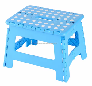 Taburete Plegable de Plástico Creative Dots - Taburete Inflable Portátil, Ecológico, Resistente e Impermeable para Niños, Ideal para Hoteles y Centros Comerciales - Product Image 1