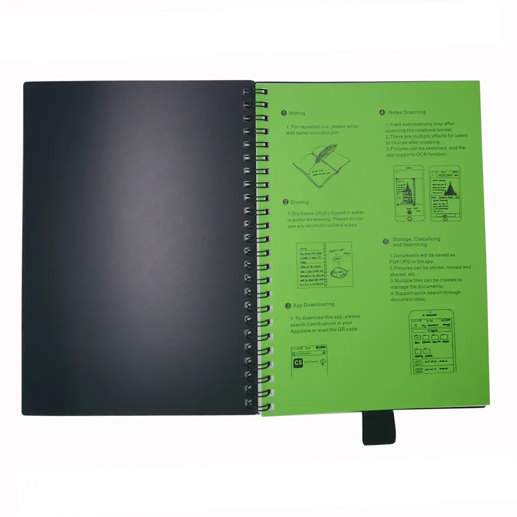 Rocketbook Fusion Smart Digital Writing Notebook A5 Stonepaper Erasable Notebook