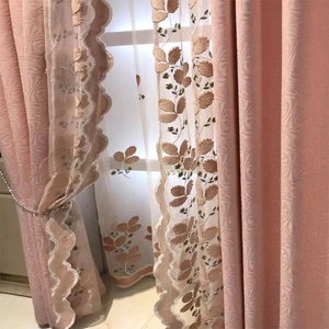 54 pollici più nuovo di disegno del merletto macrame ricamo pizzico piega rosa principessa <span class=keywords><strong>tende</strong></span> della finestra <span class=keywords><strong>per</strong></span> le ragazze camera da letto - Product Image 5