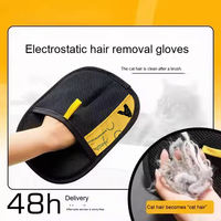 Gants de nettoyage bidirectionnels anti-statiques pour poussière et poils, outil magique domestique pour canapé, vêtements, et rouleau anti-poils pour animaux de compagnie
