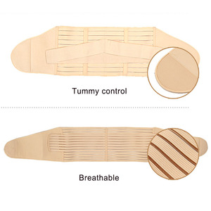 Maternidad 3 en 1 Adelgazamiento Vientre Posparto Shaperwear Fajas Body Shaper Prenatal Belly Wrap Band Entrenador de cintura Barriga Mujeres - Product Image 5