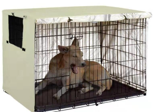 Outdoor Waterproof Pet Dog Cage Cover Kennel Cage Cover Dog Crate Cover
