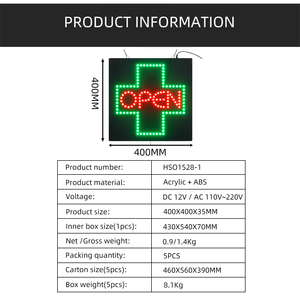 16*16 "ไฟ LED สว่างพิเศษ<span class=keywords><strong>เปิด</strong></span>ในร่มสัญลักษณ์กระพริบโฆษณา<span class=keywords><strong>ร้าน</strong></span>ขายยาร้านขายยาป้าย - Product Image 2