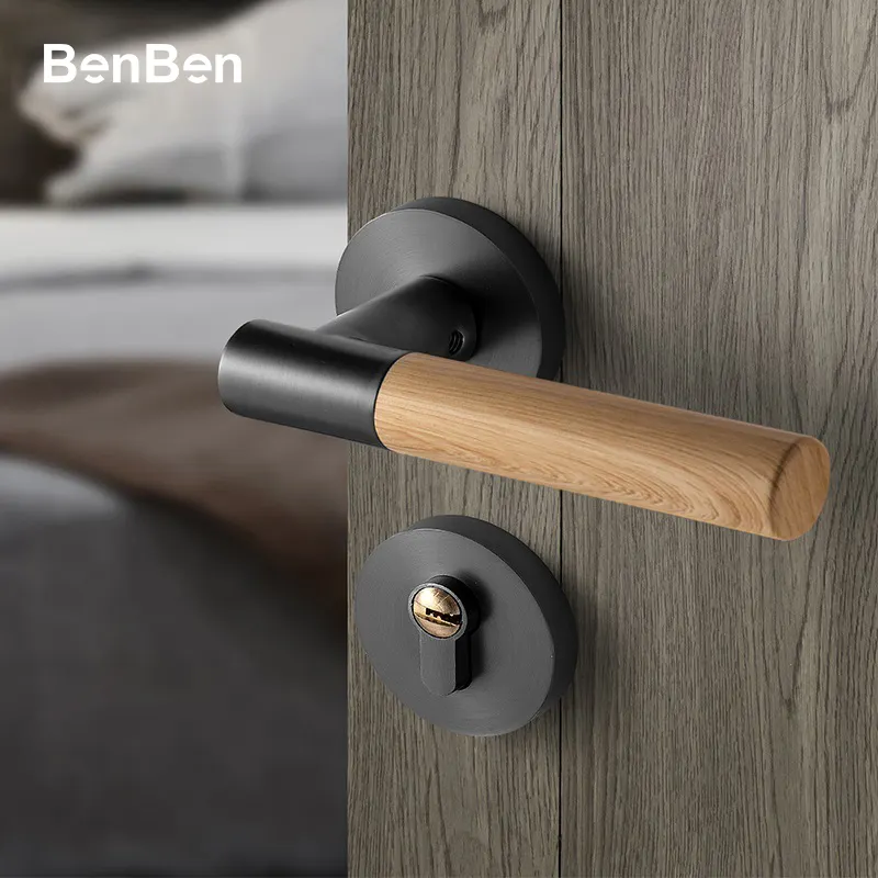 High Quality door locks for wooden doors and solid wood door locks and handles