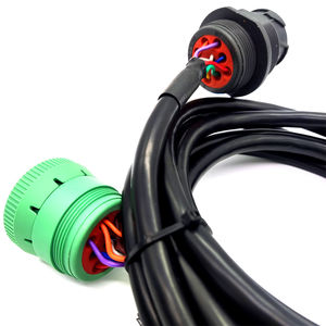 9pin J1939 Type2 fiş <span class=keywords><strong>2</strong></span> J1939 Type1 priz ve OBD2 priz ELD kablo GPS Tracker kablosu - Product Image 6