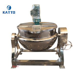 เครื่องทำแยมแบบใช้แก๊ส300L เครื่องทำซอสหม้อทำอาหารอุตสาหกรรม - Product Image 1