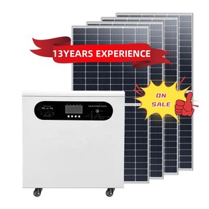 Générateur solaire au lithium de 3000W 5000 <span class=keywords><strong>W</strong></span> 3000W 5000 <span class=keywords><strong>W</strong></span> Watt 220V système de centrale électrique portable 3KW 5KW LiFePO4 batterie de stockage d'énergie - Product Image 1