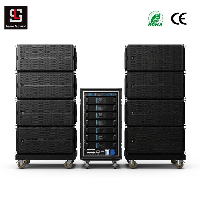 Dual 12 Inch LA-6 Big Professional Speaker Stage Audio Line Array Speaker System pa System Outdoor Concert Sound System