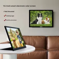 Label Rak Elektronik Plastik ABS 6 Warna Resolusi Tinggi 13,3 Inci Berkualitas Tinggi, Penyegaran Cepat, Signage E-ink