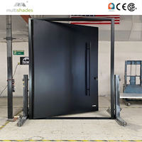 Pintu Partisi Geser Tugas Berat NFRC oleh MULTISHADES, Hemat Energi, Tahan Air, Kedap Suara untuk Penggunaan Luar Ruangan