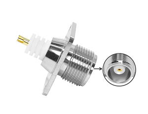 HN Rf Female Jack Coaxial Cable Connector HN Jack 4holes Flange High Voltage <strong>Test</strong> Connectors - Product Image 1