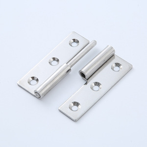 Charnière détachable en acier inoxydable 304, 3 mm d'épaisseur, charnière industrielle pour meubles, montage en surface, durable, robuste - Product Image 1