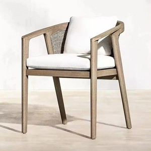 Phong hóa Gỗ Tếch ăn đặt ghế mây trở lại ghế bành vườn ngoài trời Gỗ Tếch ăn ghế và bàn - Product Image 1