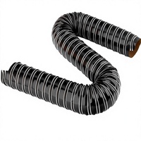 Tuyau d'admission d'air automobile Xinbo Industrial de 10 pieds de long, 2 pouces, en fibre de verre flexible avec revêtement en silicone, système de refroidissement CE