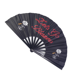 Éventails pliants personnalisés de grande taille, éventails à main en sublimation, éventails de <span class=keywords><strong>kung</strong></span>-<span class=keywords><strong>fu</strong></span>, éventails de rave - Product Image 2